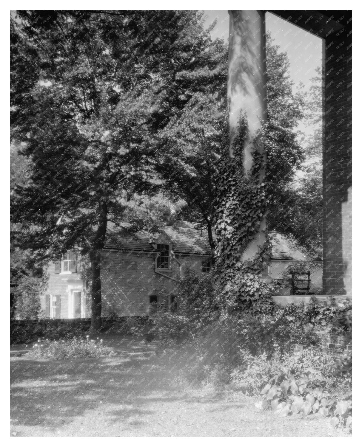Historic Lang Garden Photo, Fredericksburg VA, Early 1900s