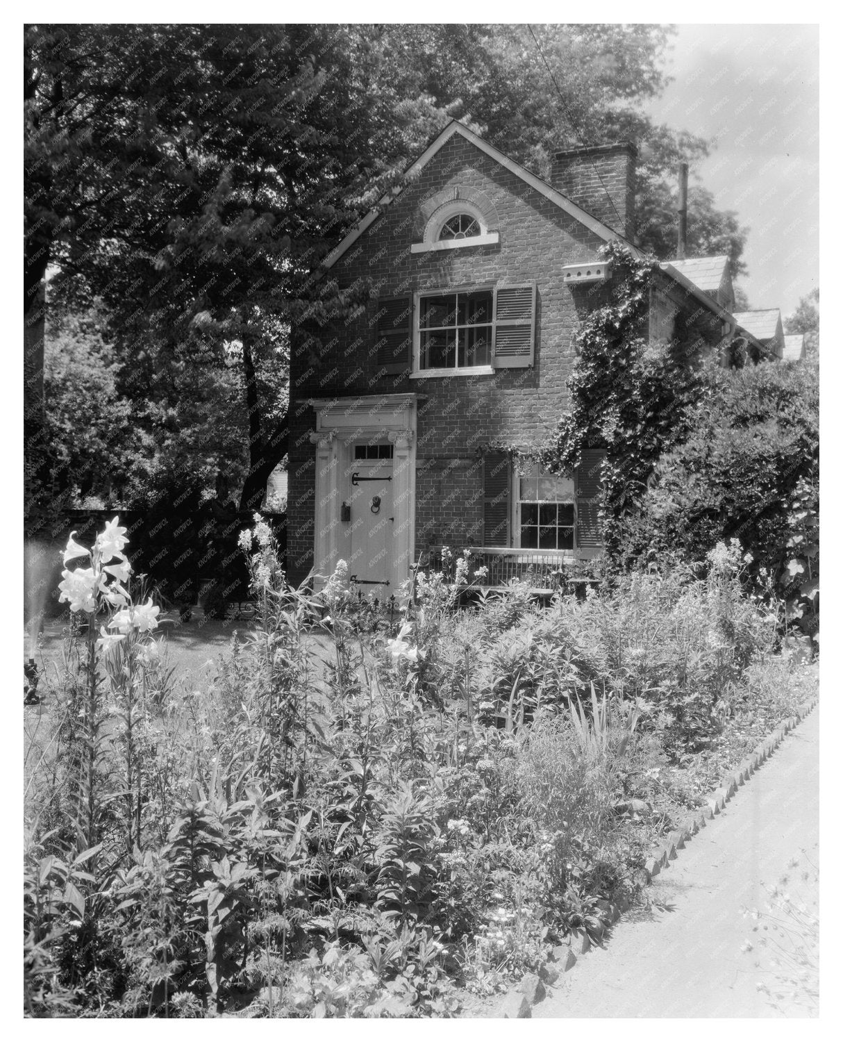 Fredericksburg VA Architecture, 1953 Historic Photo