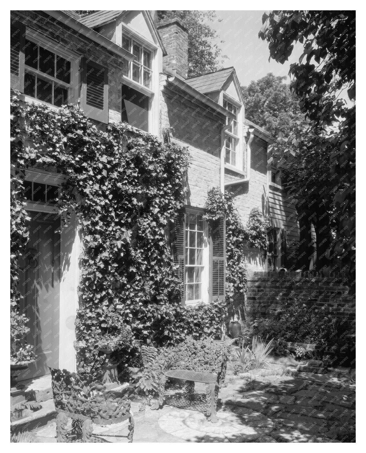 Fredericksburg VA Vintage Architecture Photo 20th Century