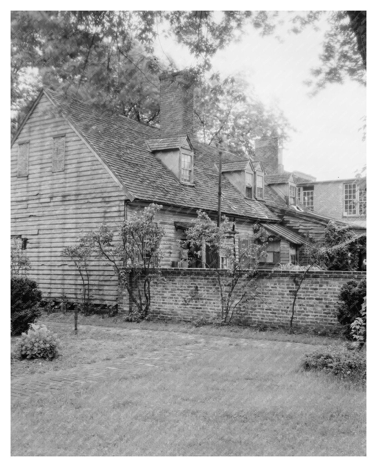 Vintage Fredericksburg Architecture, Virginia 20th Century