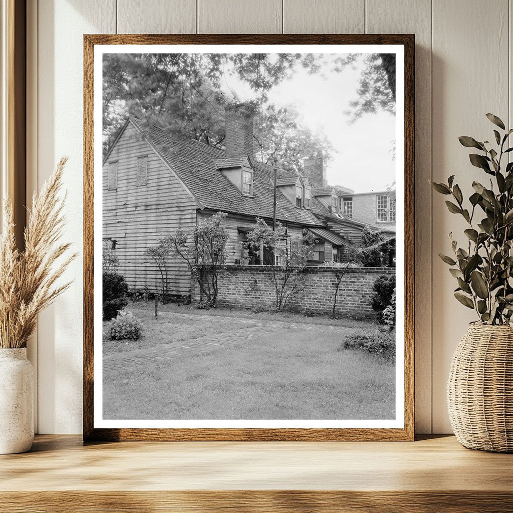 Vintage Fredericksburg Architecture, Virginia 20th Century