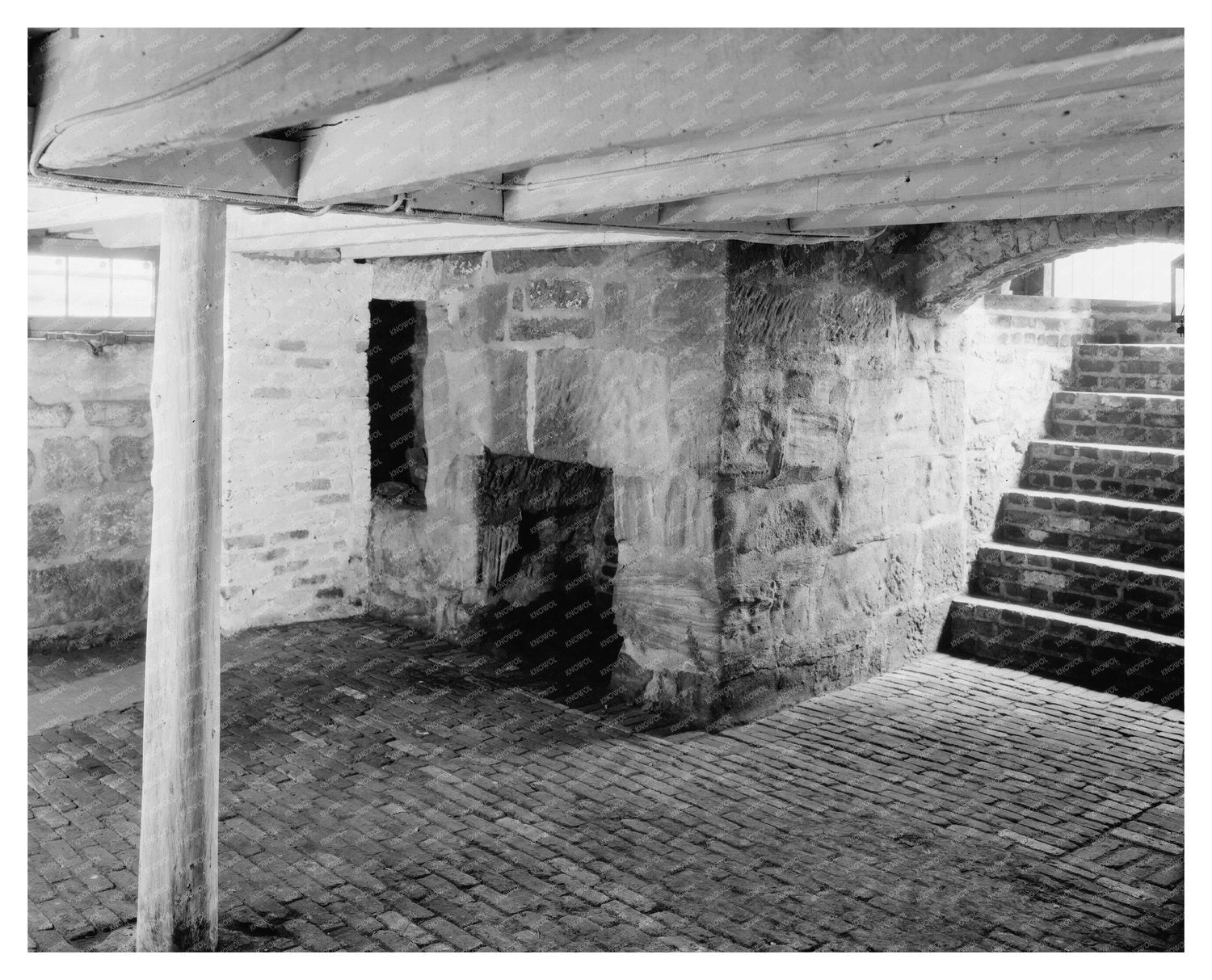 Historic Building in Fredericksburg, VA - 1953 Photo