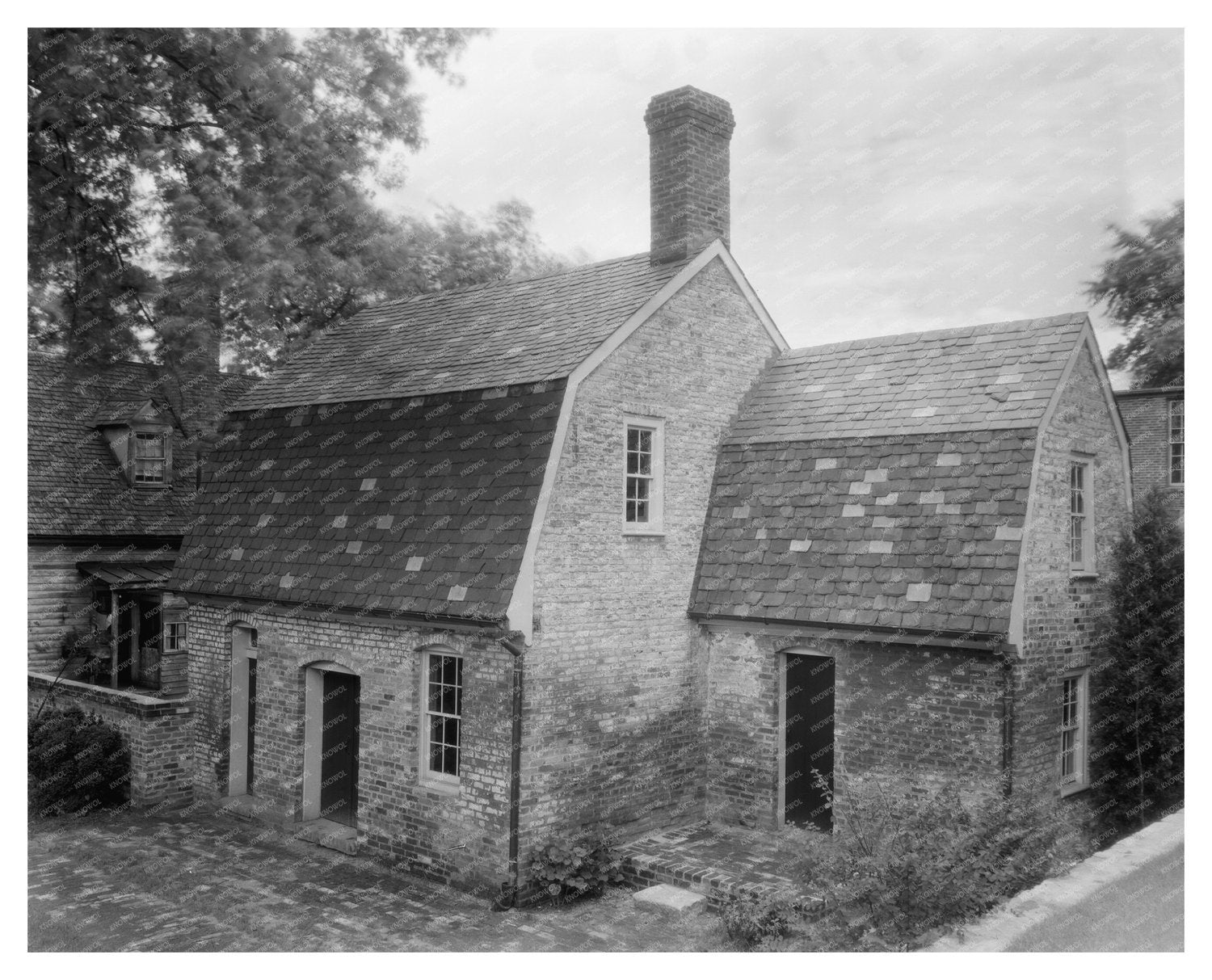 Fredericksburg, VA Architecture 19th Century Vintage Photo