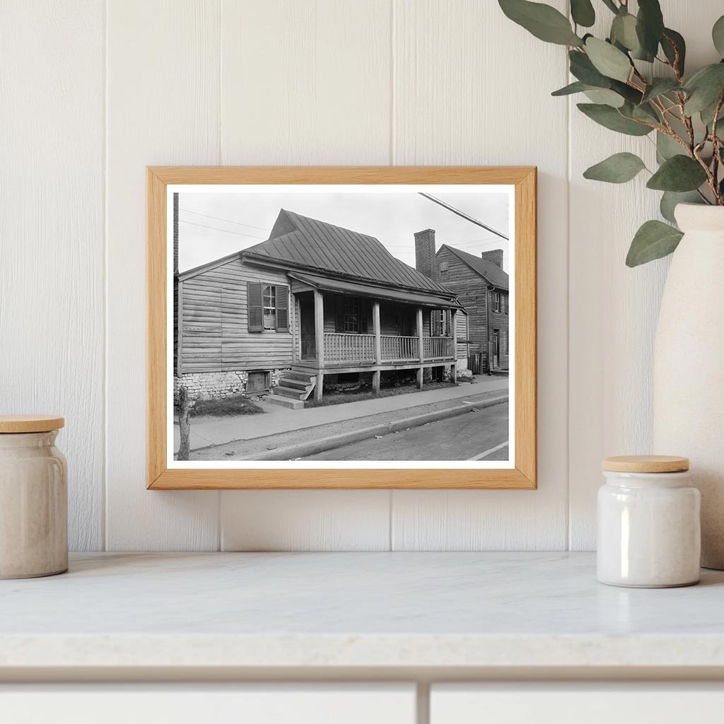 Wooden House in Fredericksburg, VA - Early 20th Century