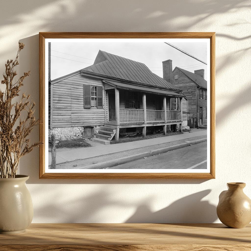 Wooden House in Fredericksburg, VA - Early 20th Century