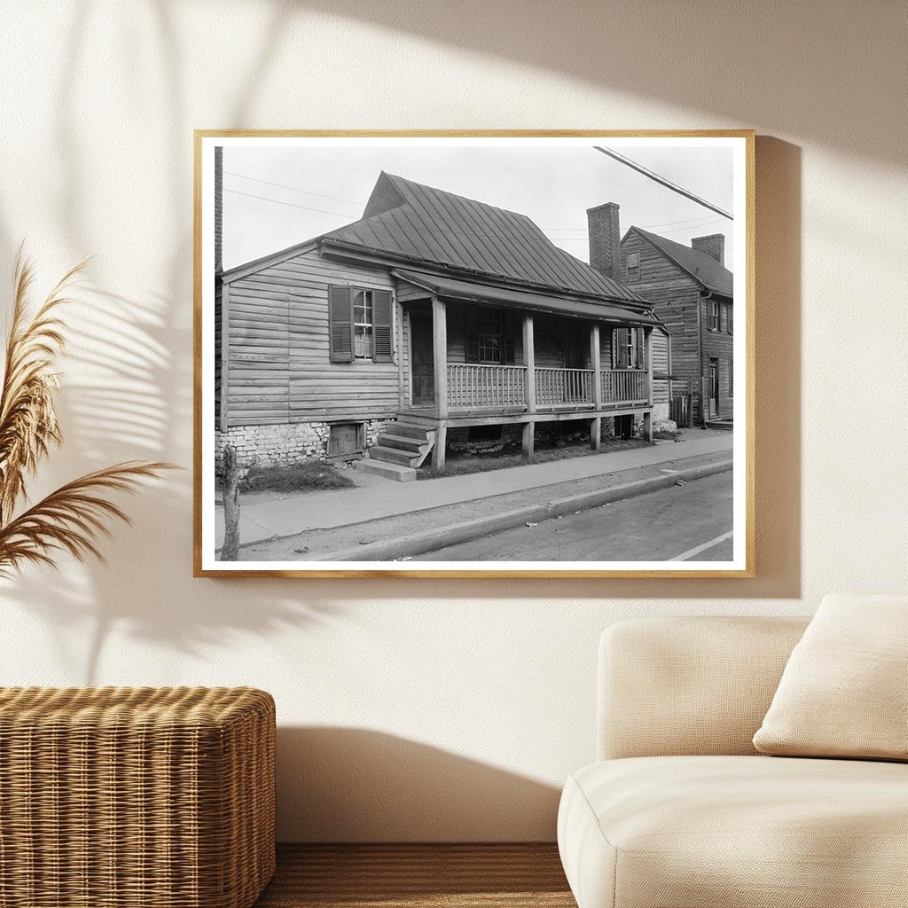 Wooden House in Fredericksburg, VA - Early 20th Century