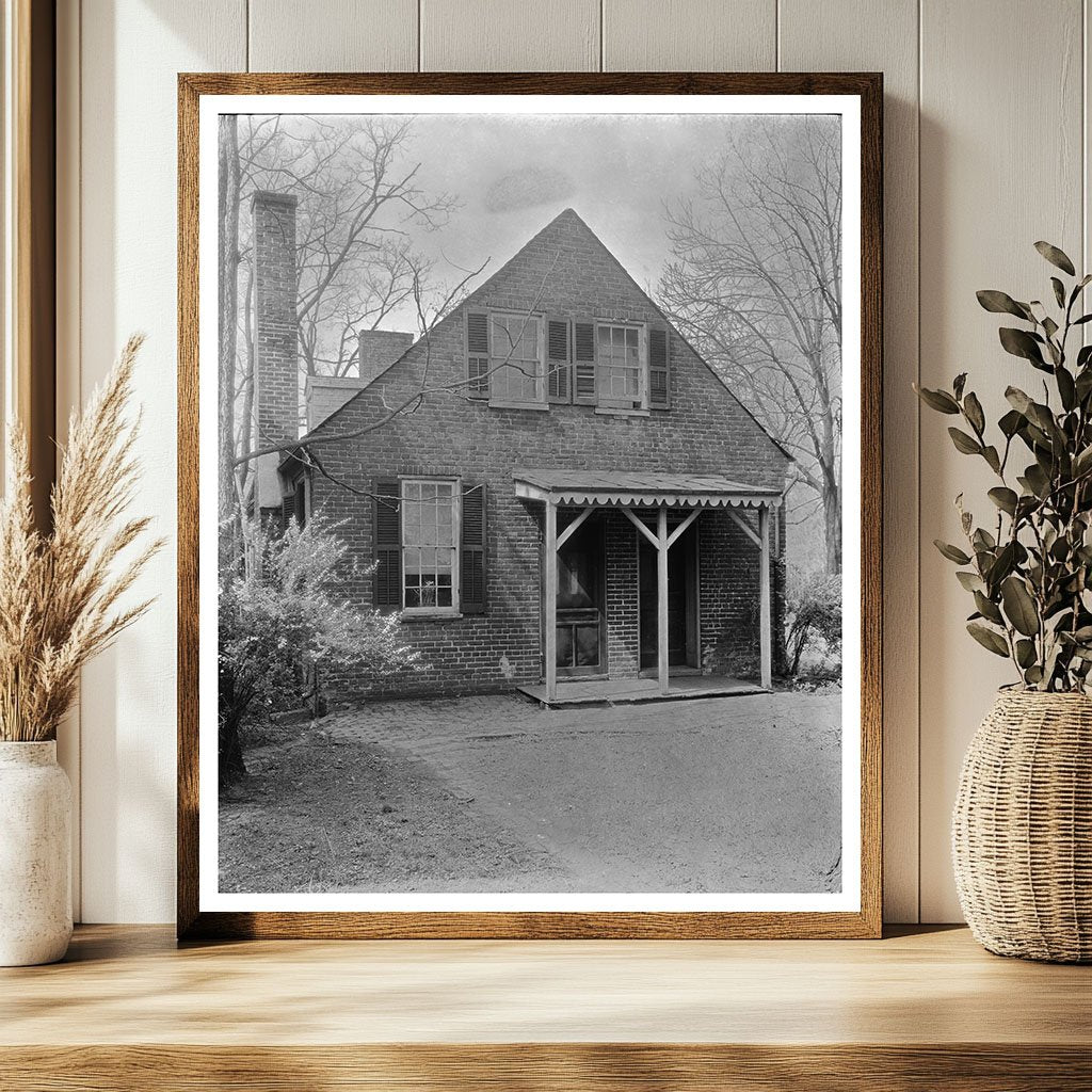 Fredericksburg VA Architecture, Early 1900s Vintage Photo