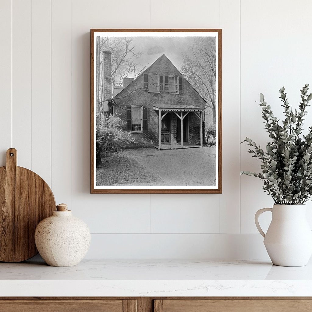 Fredericksburg VA Architecture, Early 1900s Vintage Photo