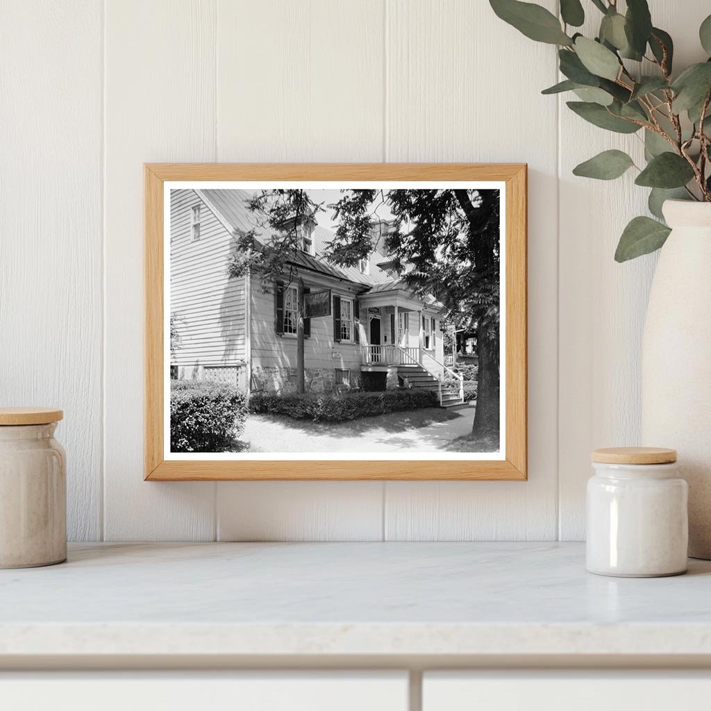 Fredericksburg VA Historical Building Photo, 1953