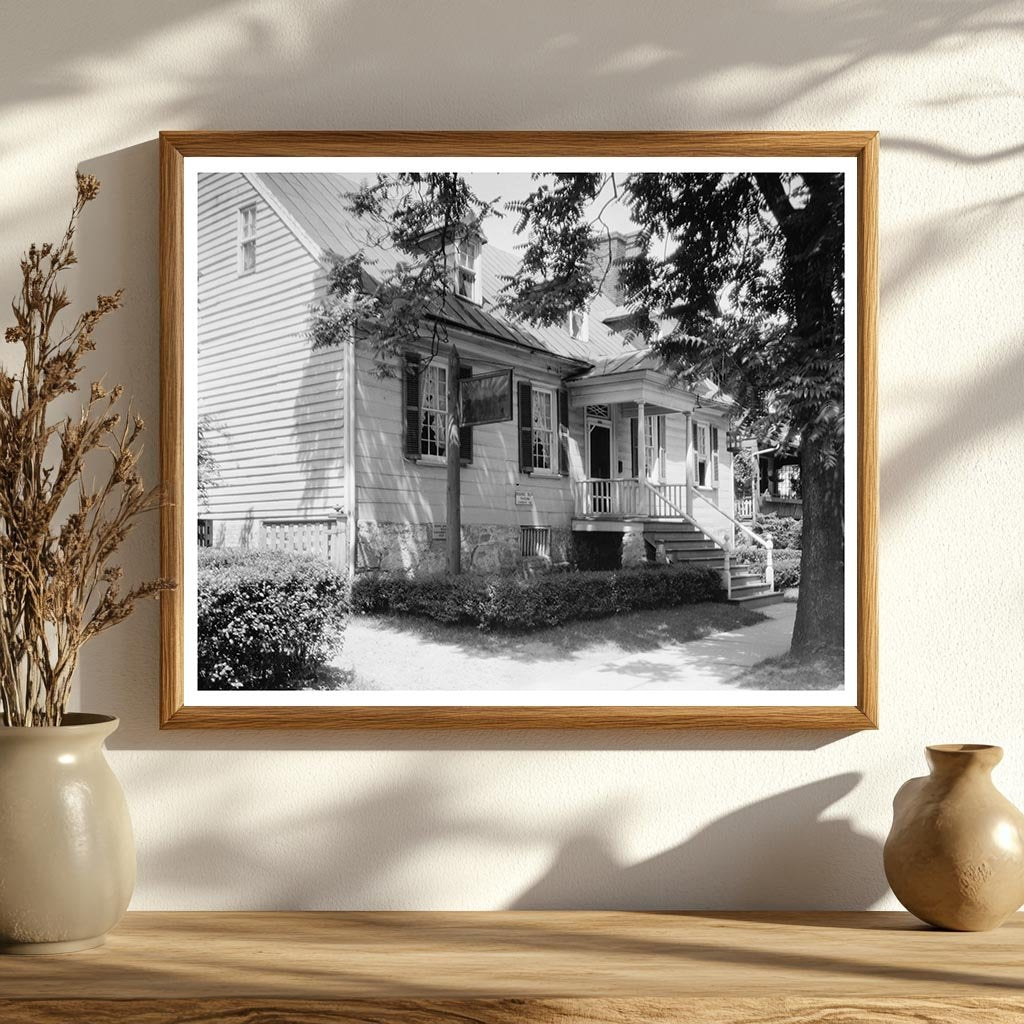Fredericksburg VA Historical Building Photo, 1953