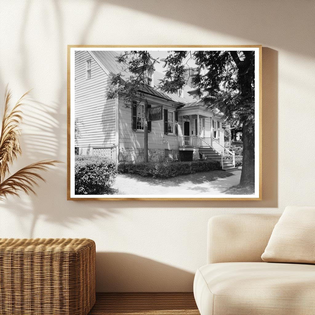 Fredericksburg VA Historical Building Photo, 1953