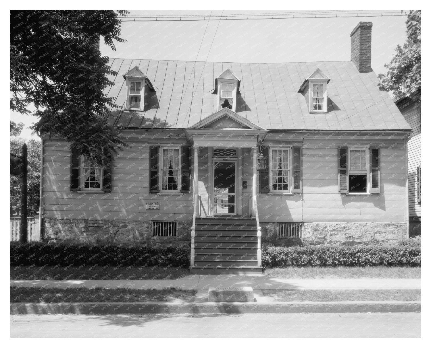 Fredericksburg VA Historical Tavern Architecture 1953