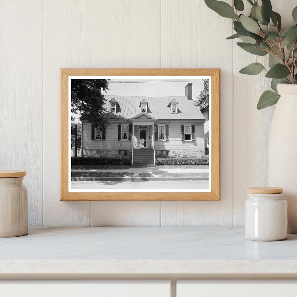 Fredericksburg VA Historical Tavern Architecture 1953