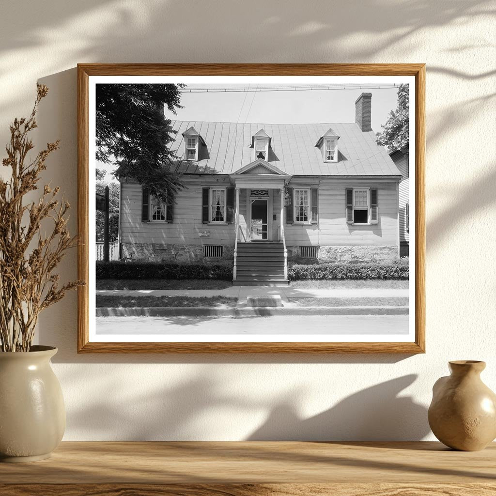 Fredericksburg VA Historical Tavern Architecture 1953