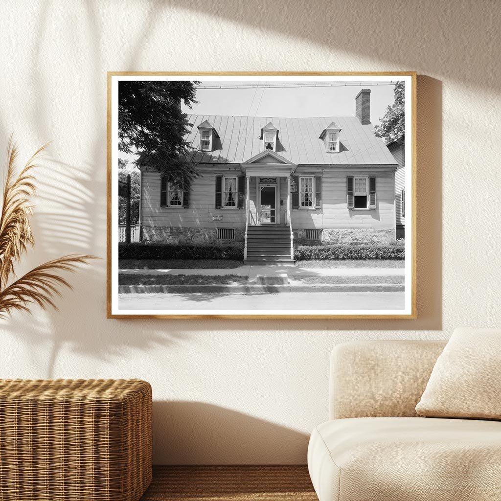 Fredericksburg VA Historical Tavern Architecture 1953