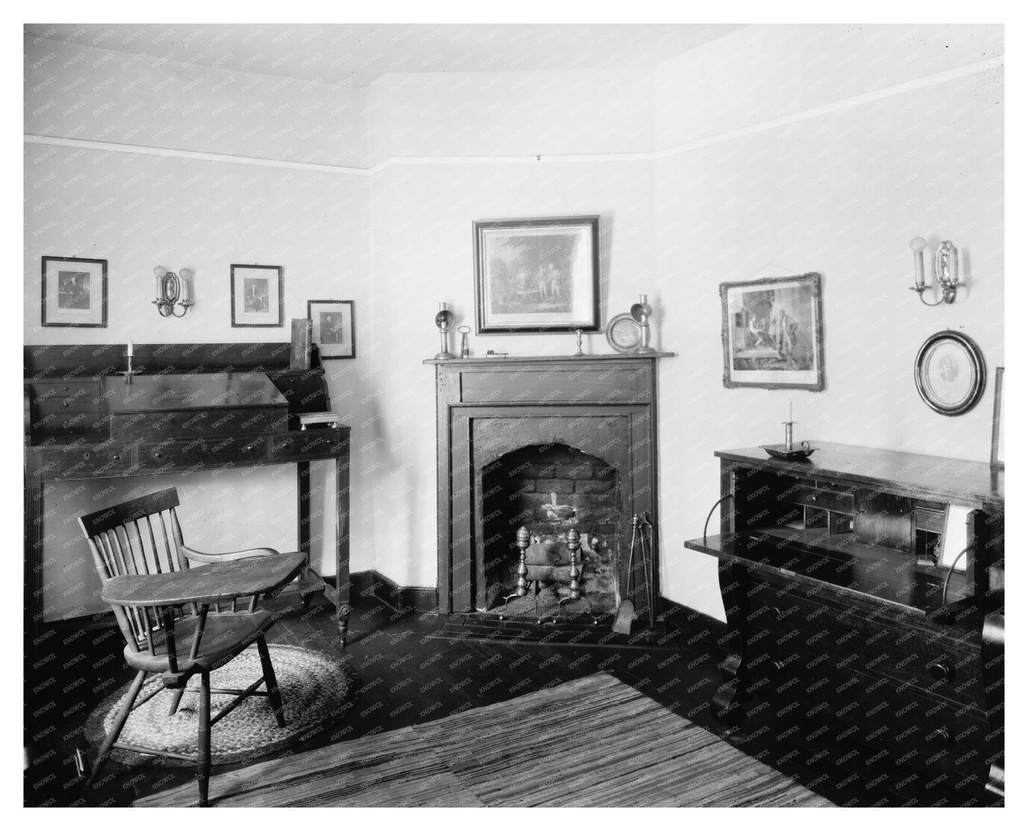 Fredericksburg VA Historic Residence Interior 1900s