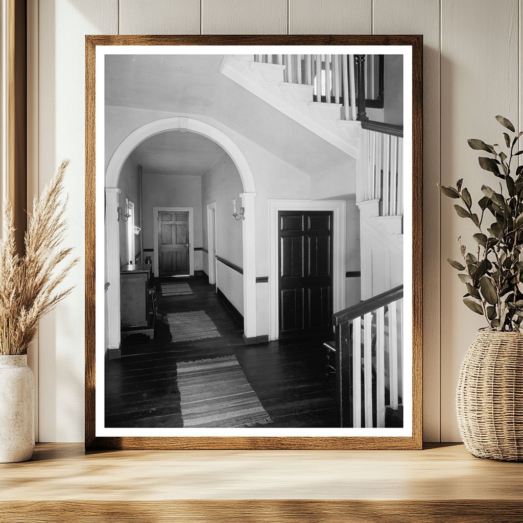 Fredericksburg VA Historic Interior Photo, 1953