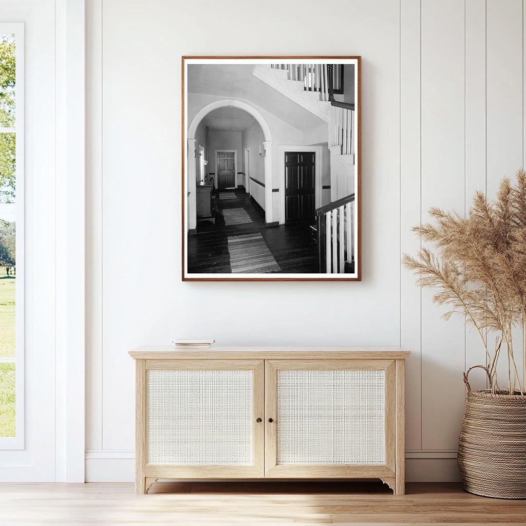 Fredericksburg VA Historic Interior Photo, 1953