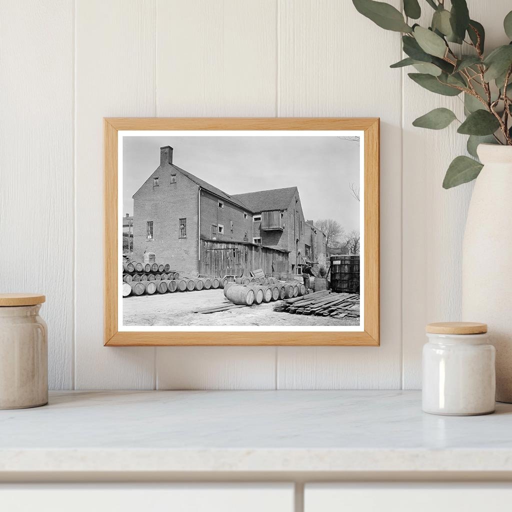 1900s Industrial Scene in Fredericksburg, Virginia