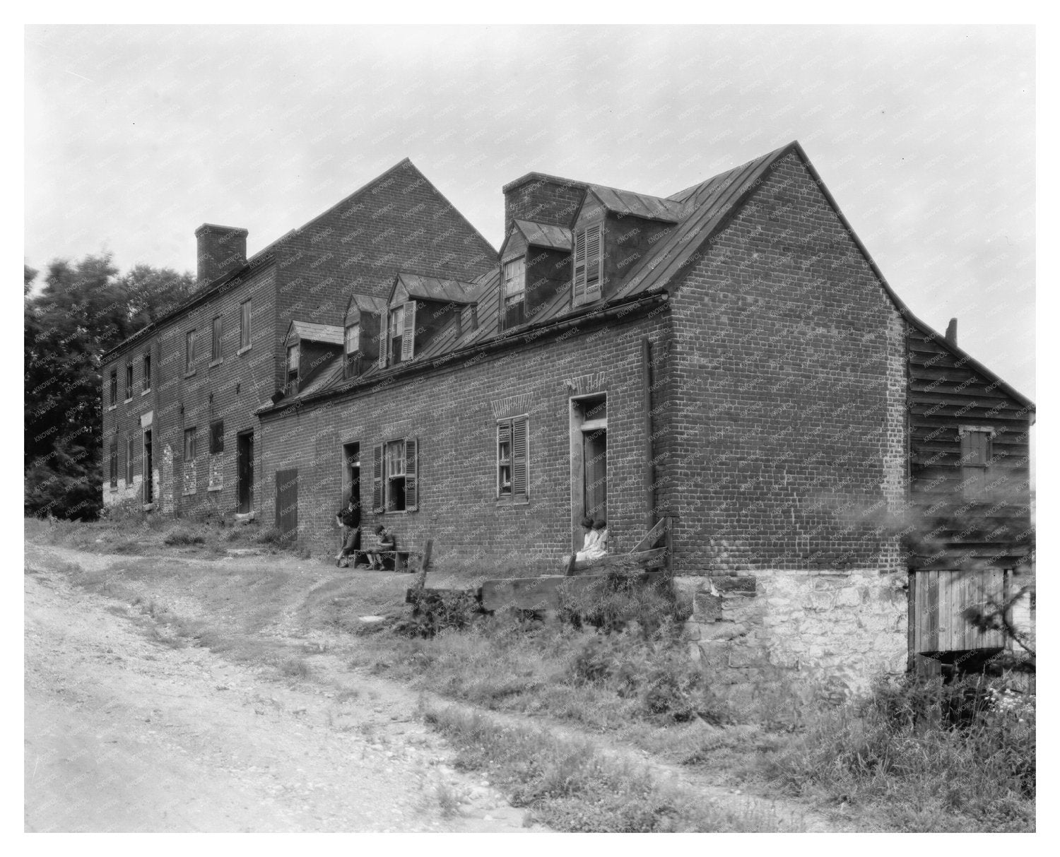 Fredericksburg VA 1910s Vintage Architecture Photo
