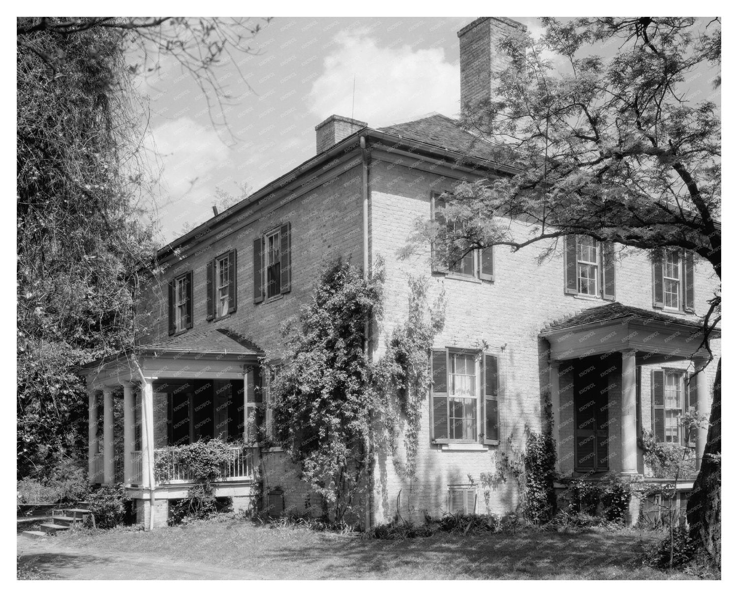 Fredericksburg VA Home Architecture Photo, Early 20th Centur