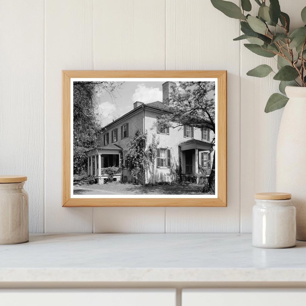 Fredericksburg VA Home Architecture Photo, Early 20th Centur