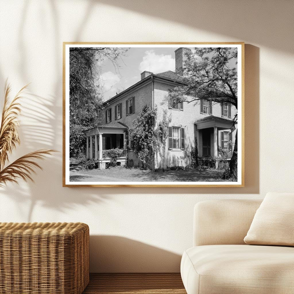 Fredericksburg VA Home Architecture Photo, Early 20th Centur