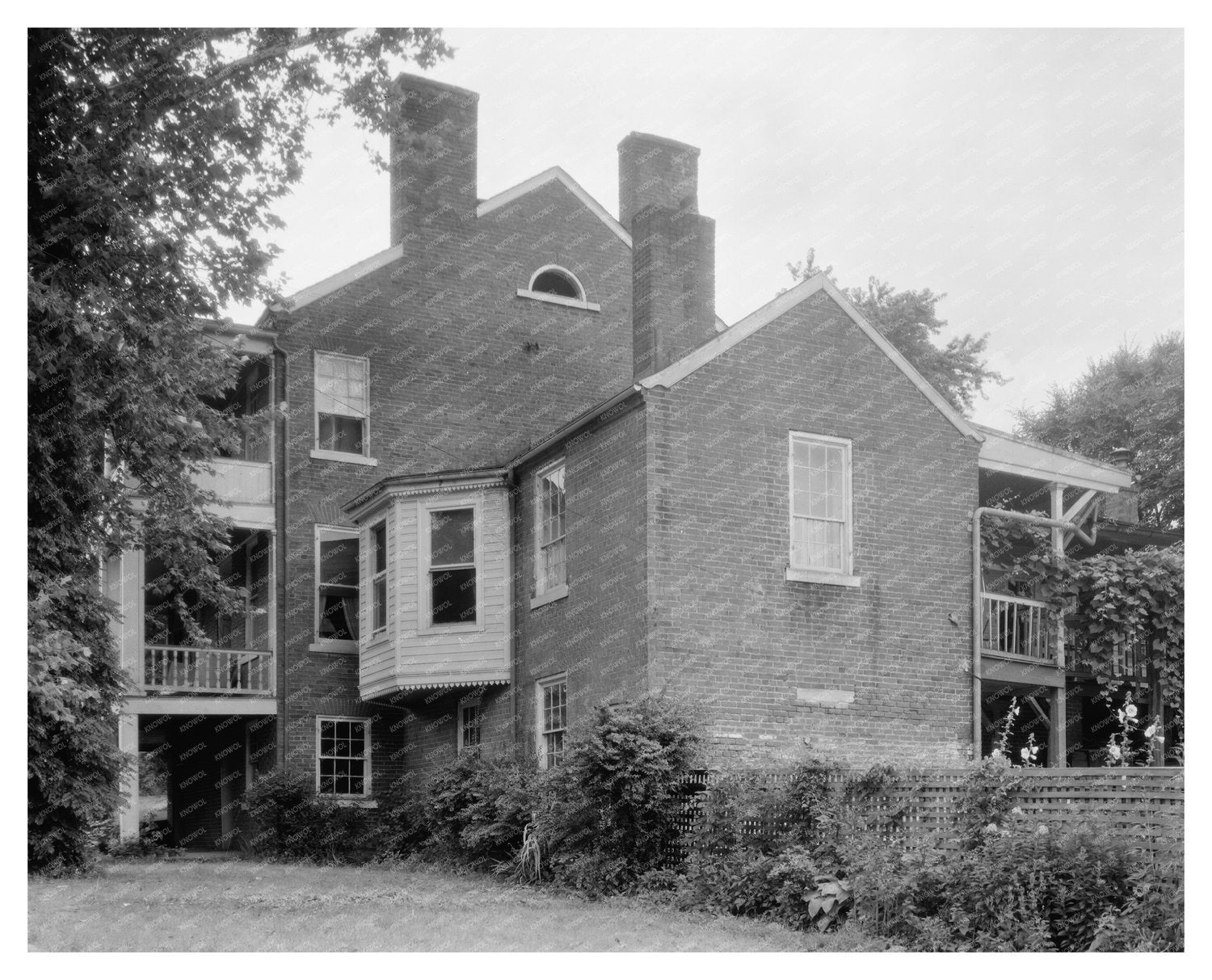 Fredericksburg VA 1953: Vintage 19th-Century Architecture