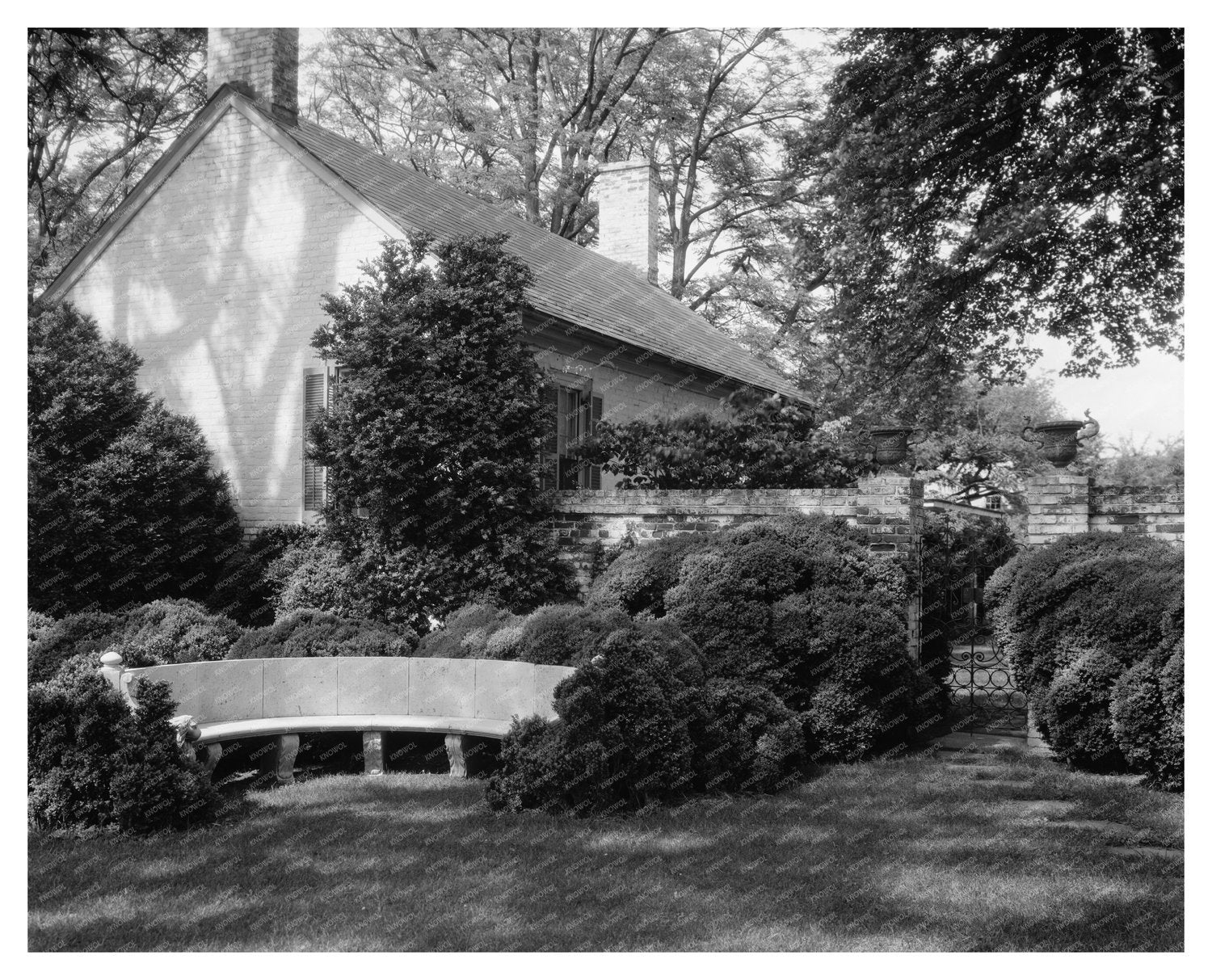 Restoration of Chatham Estate, Fredericksburg, VA, 20th Cent
