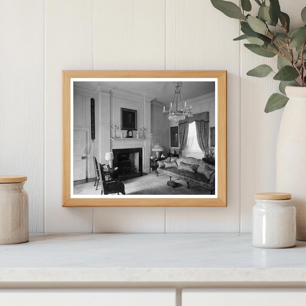 Chatham Estate Interior, Stafford County VA, 1915