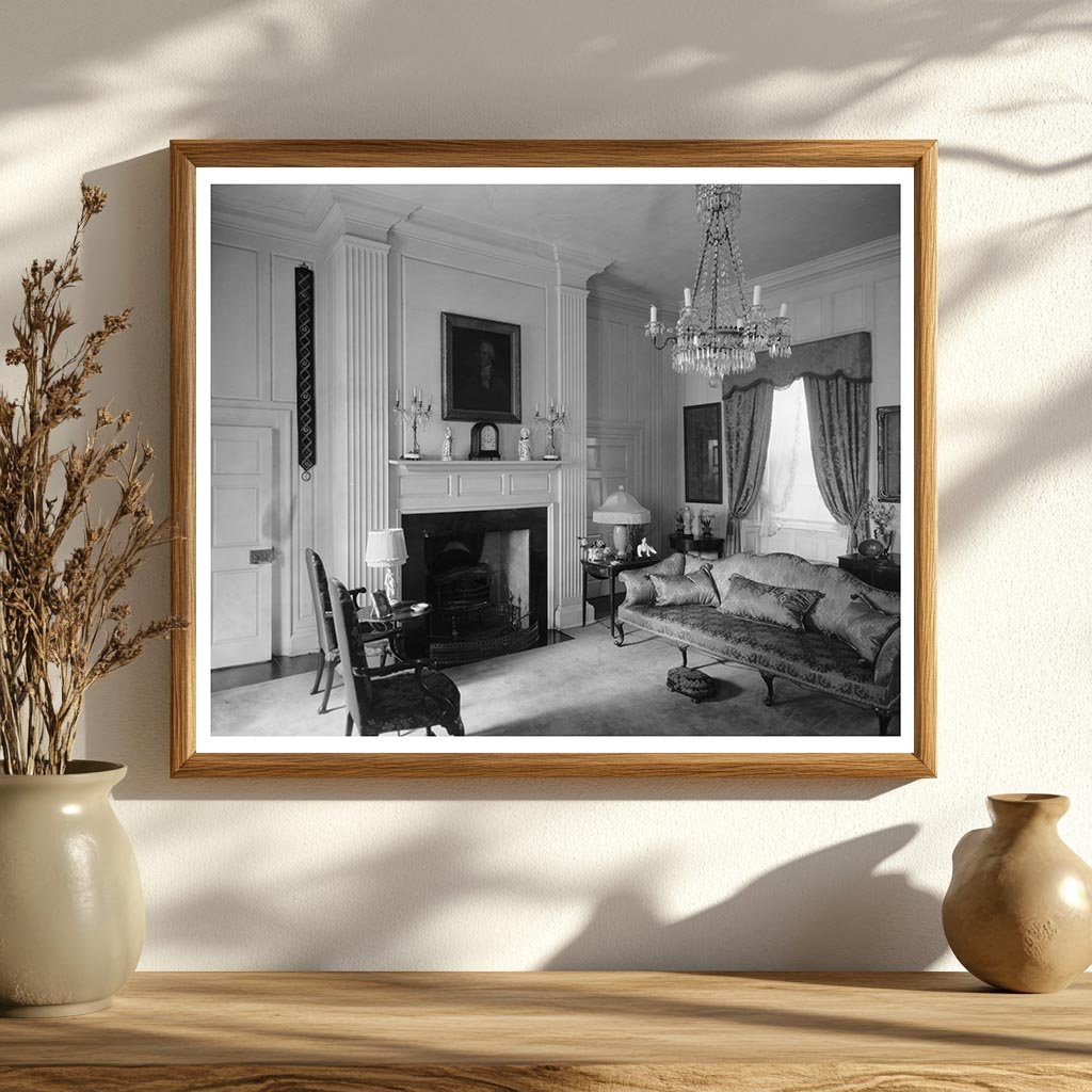 Chatham Estate Interior, Stafford County VA, 1915