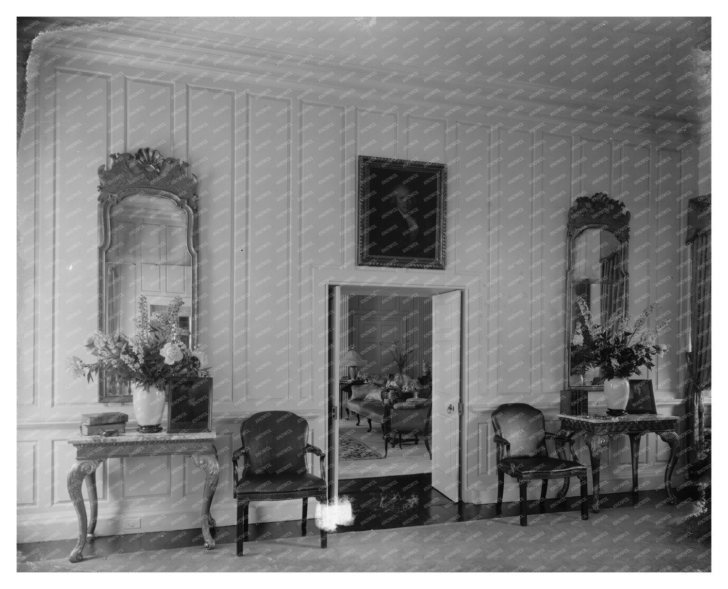 Restoration of Stafford Estate, Fredericksburg VA, 20th Cent