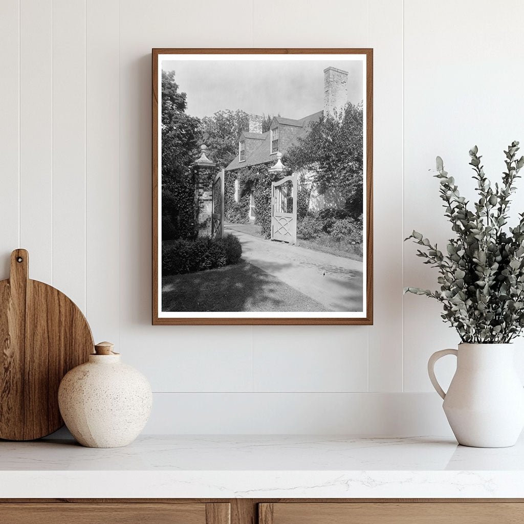 Vintage Stafford County Estate Photo, Virginia 20th Century