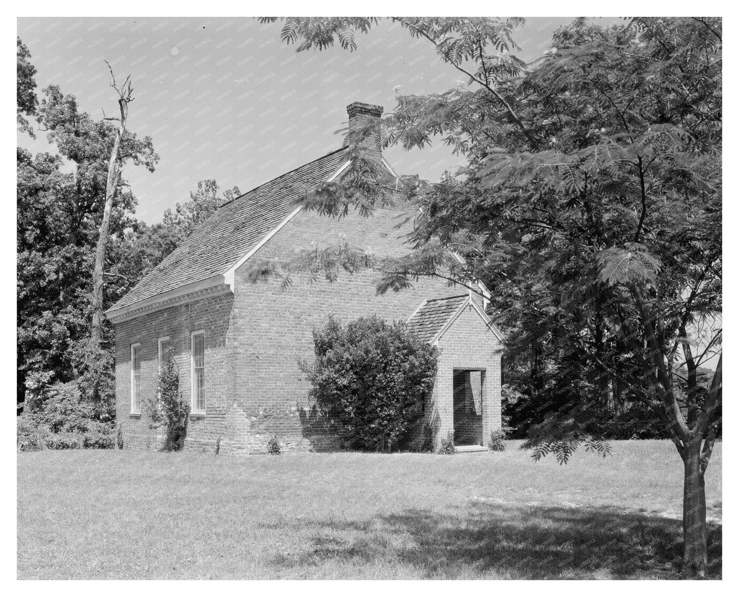 1748 Church Building in Toano, VA - Historic Photo