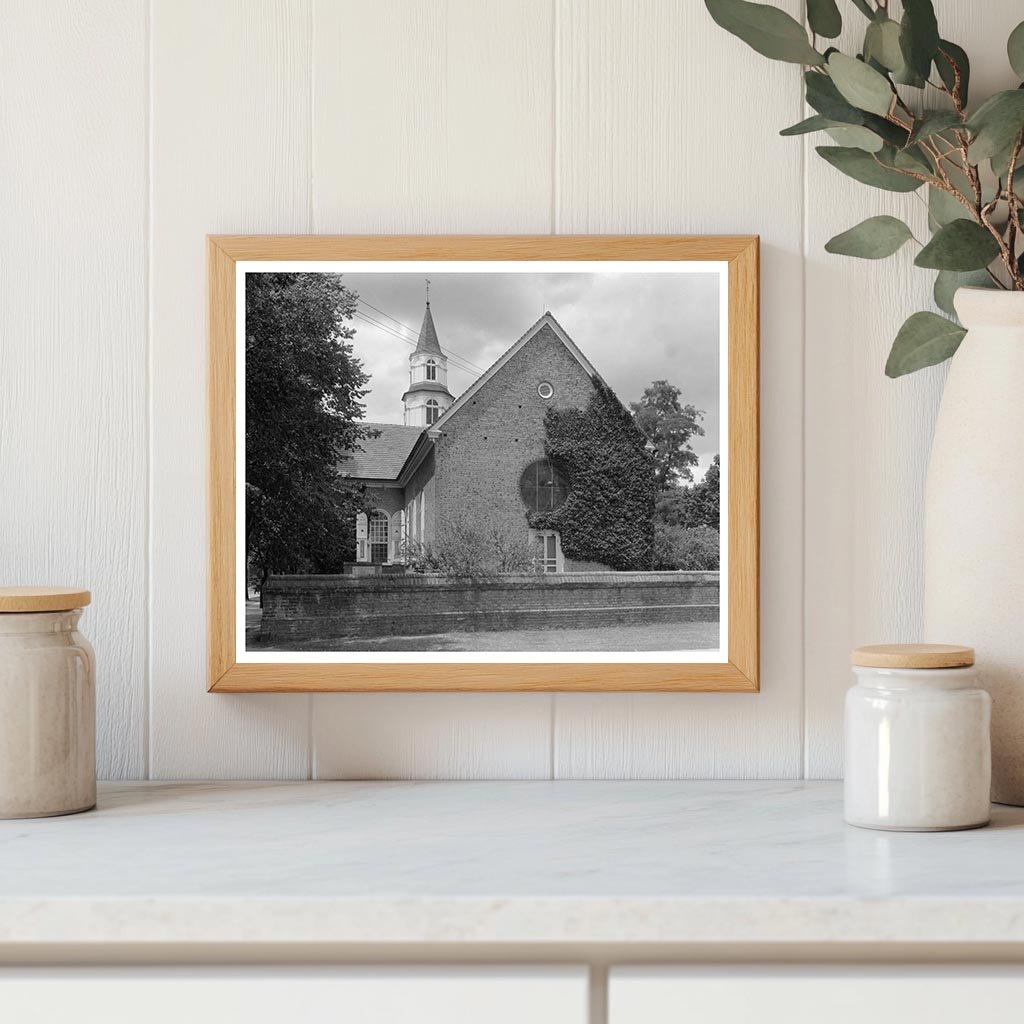 Historic Court Church Photo, Williamsburg VA, 1930