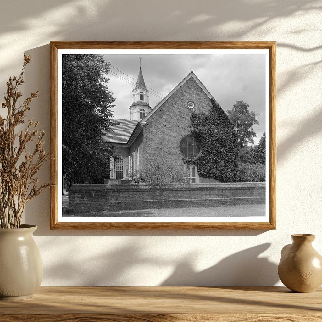 Historic Court Church Photo, Williamsburg VA, 1930