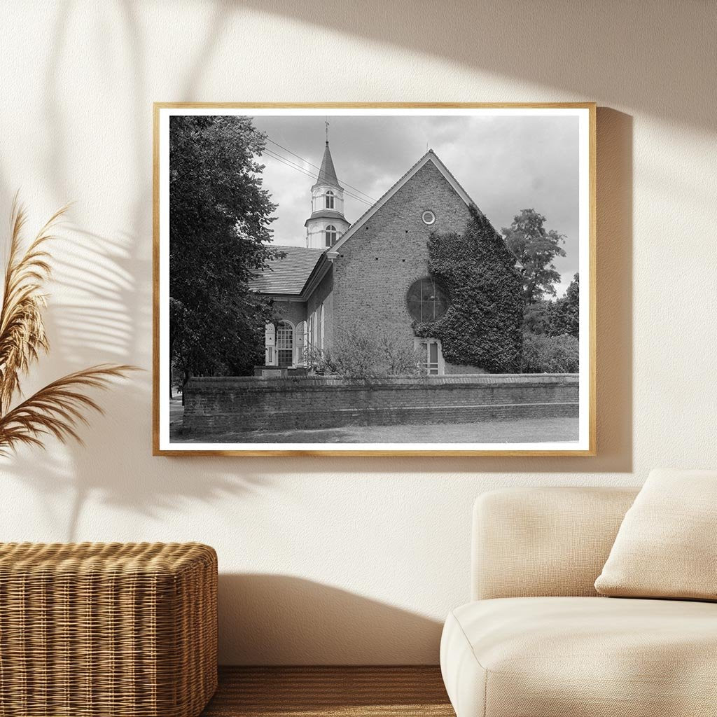 Historic Court Church Photo, Williamsburg VA, 1930