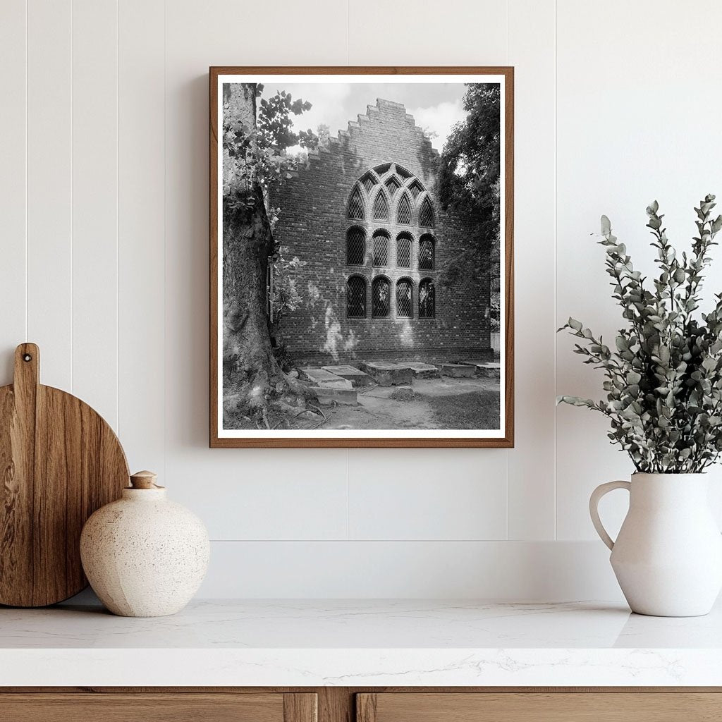 Old Church Tower in Jamestown, Virginia - Historic Photo 193