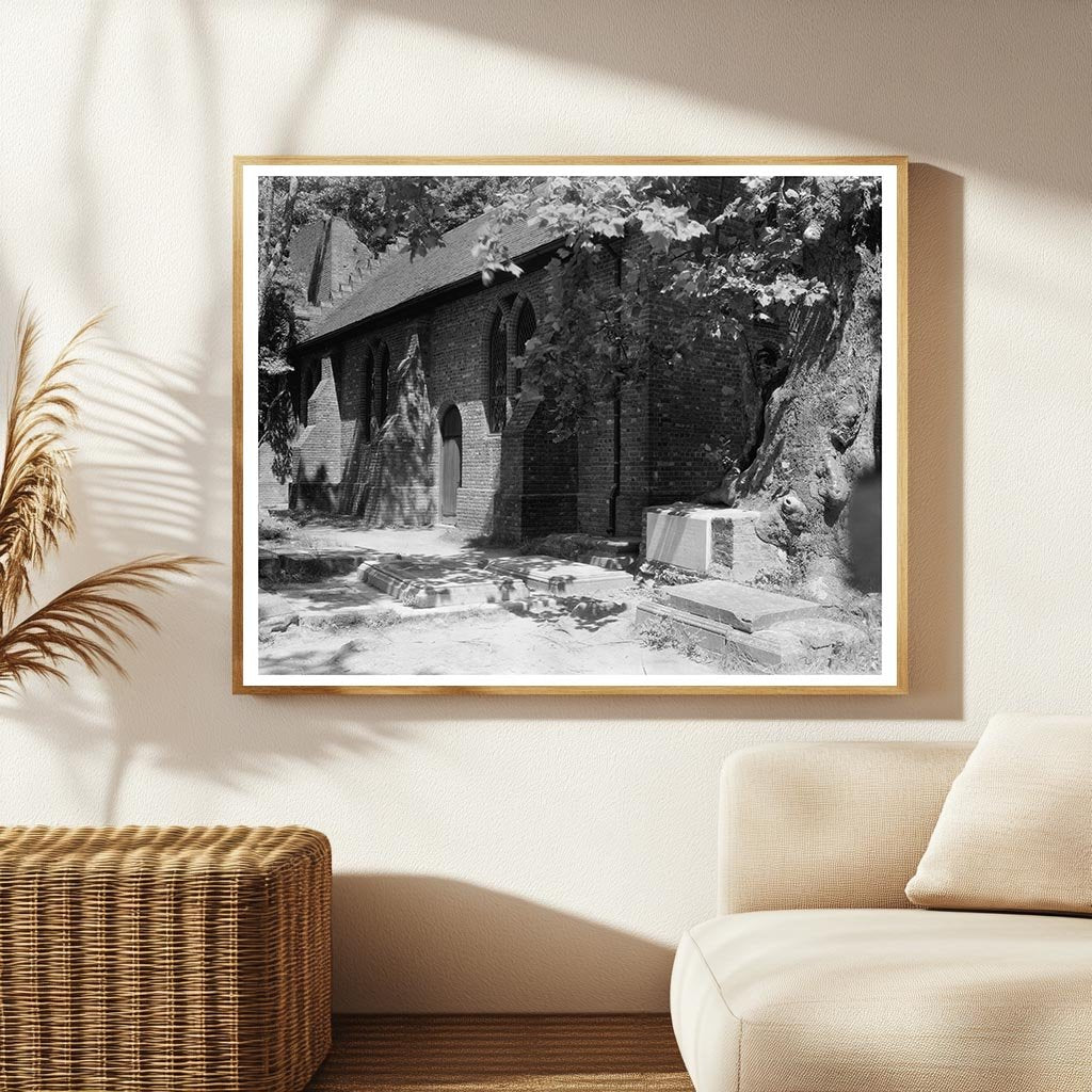 Old Church Tower, Jamestown VA, 1639-1907 History