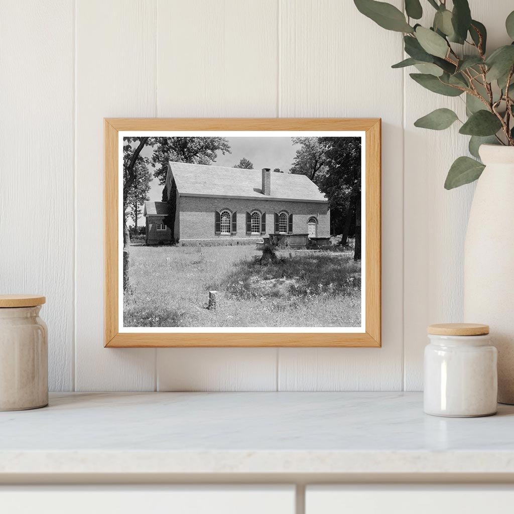 Historic Church in Saluda, VA (1712-1714) - Vintage Photo
