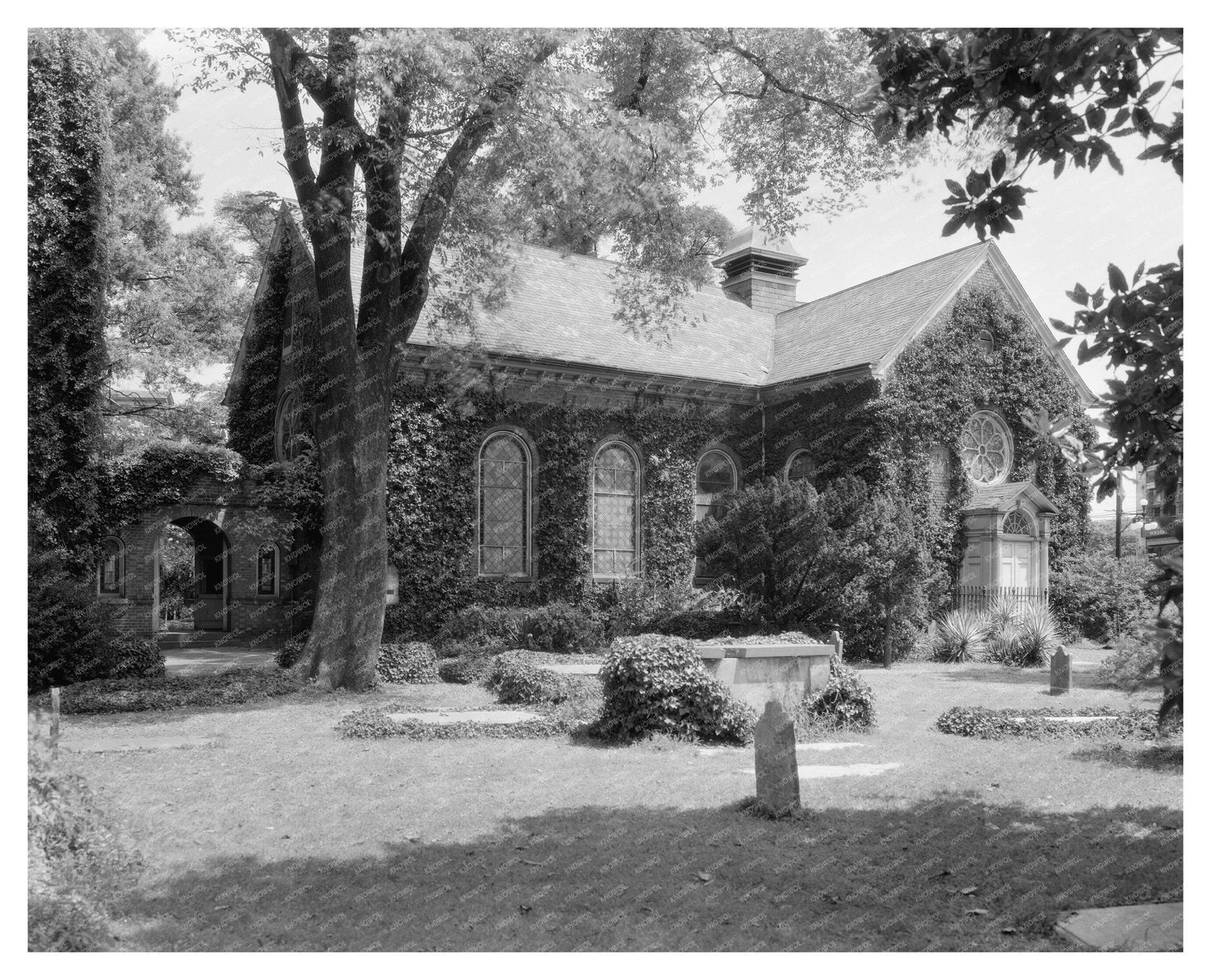 Burough Church, Norfolk VA History, 1739 Photo