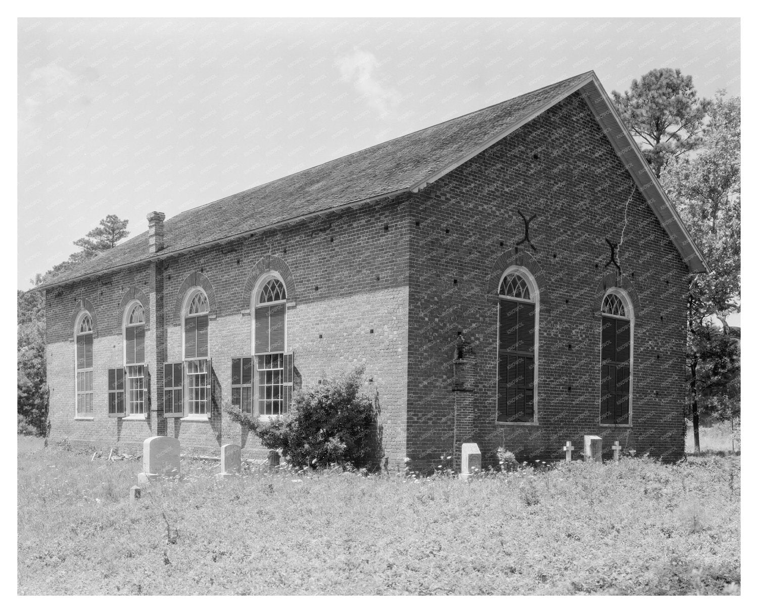 Historic Building in Eastville, Virginia, 1680-1691