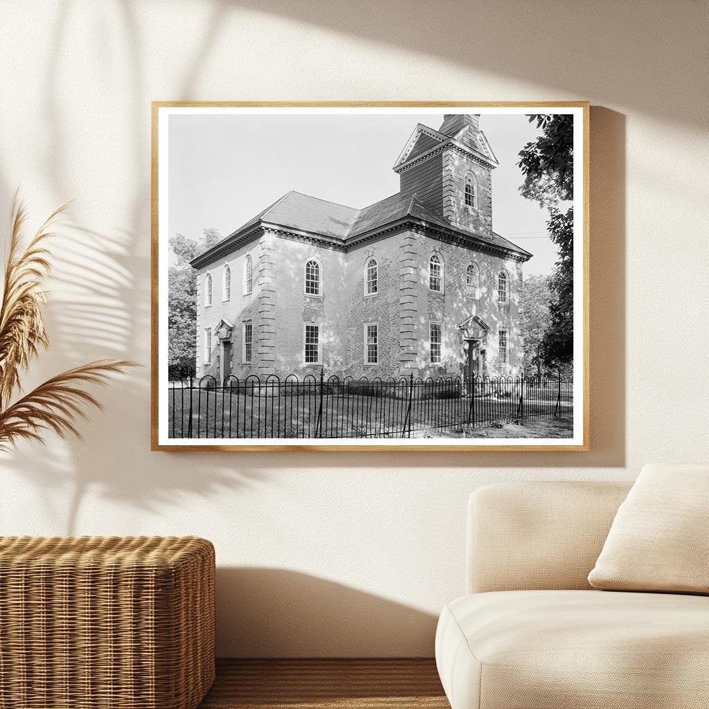 1751 Church in Stafford County, VA - Vintage Photo 1930