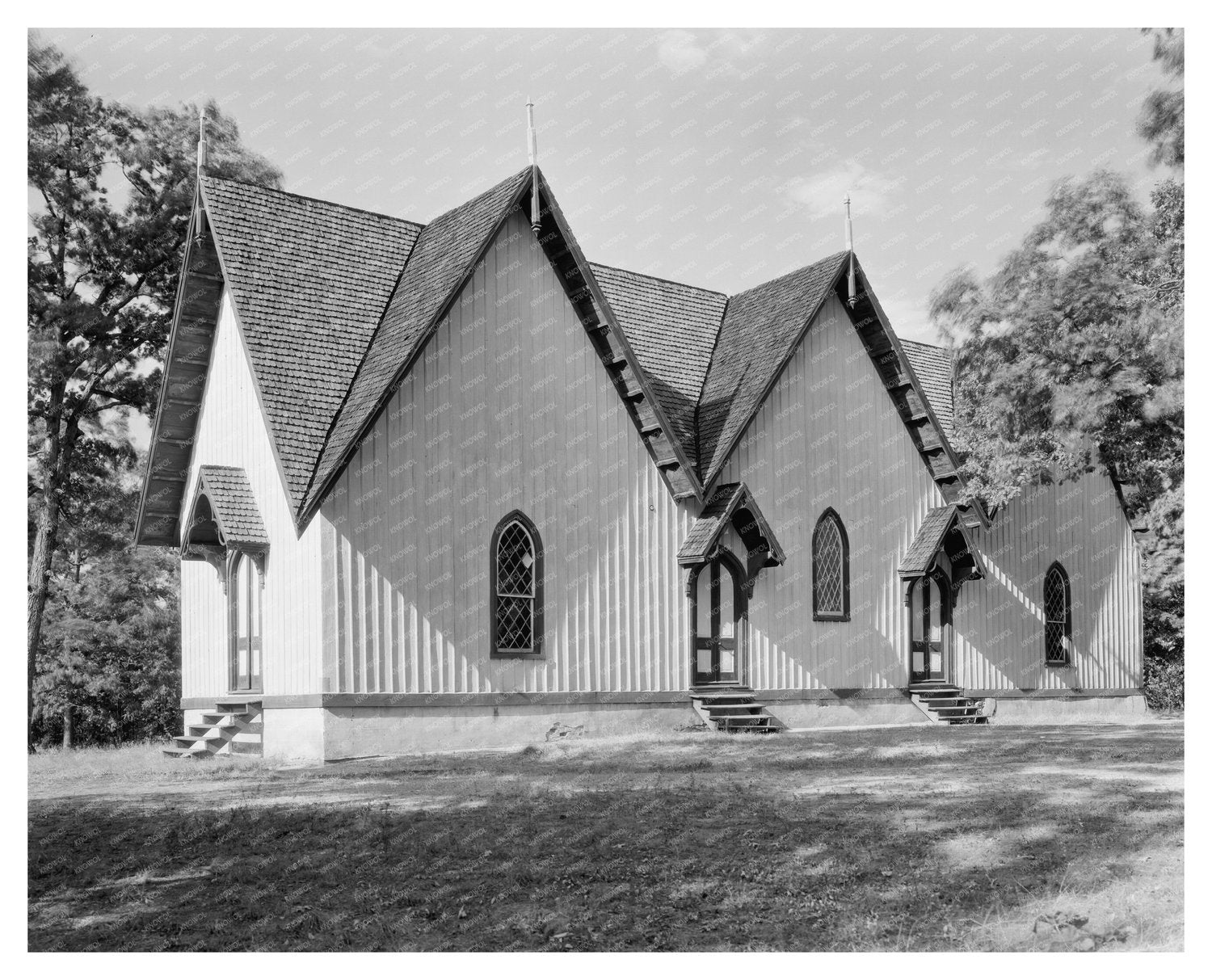Keysville, VA Presbyterian Church Photo, 1755 Architecture