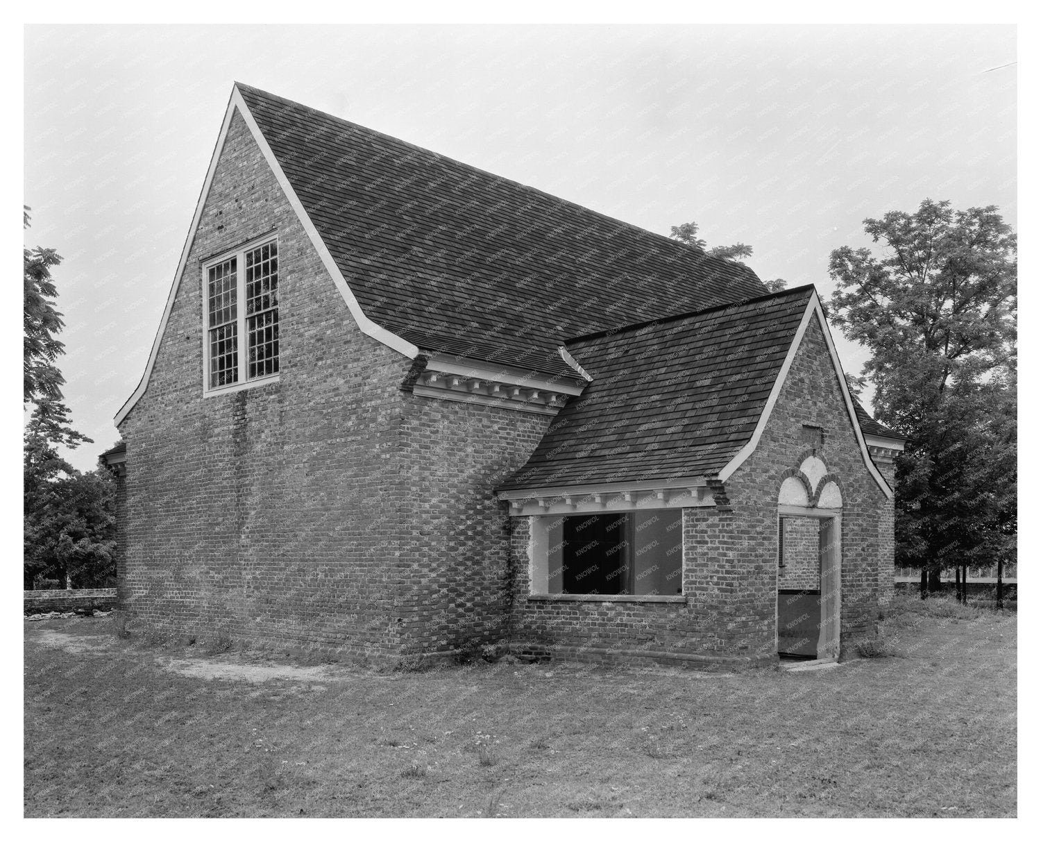 Hague, VA Historic Church Photo, 1706 Architecture