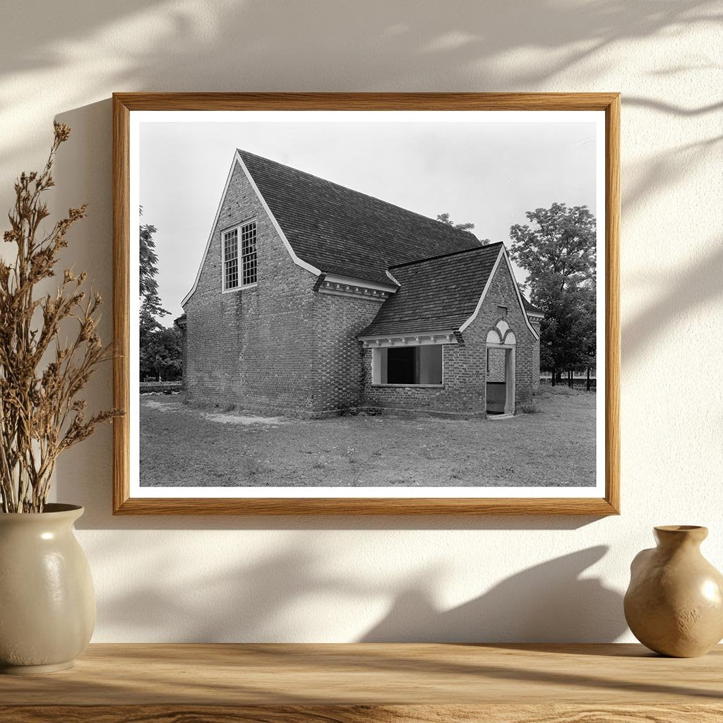 Hague, VA Historic Church Photo, 1706 Architecture