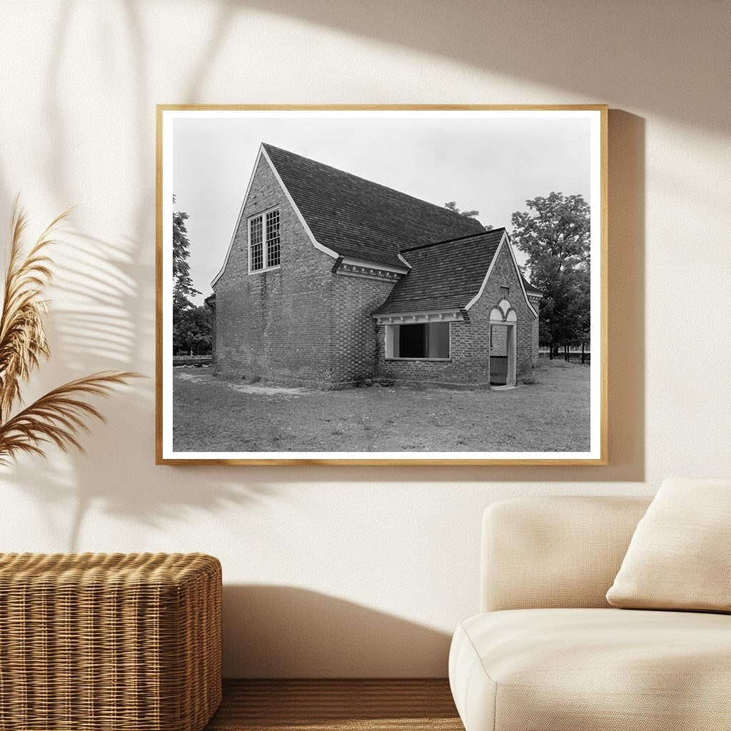 Hague, VA Historic Church Photo, 1706 Architecture