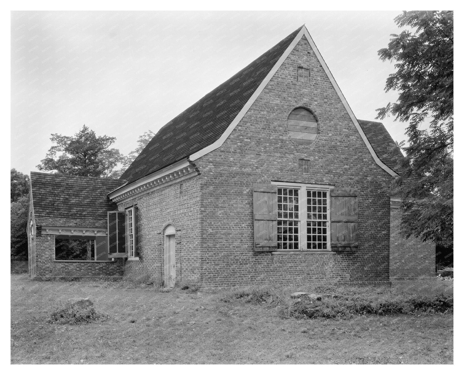 Historic Church in Hague, Virginia - Built 1706