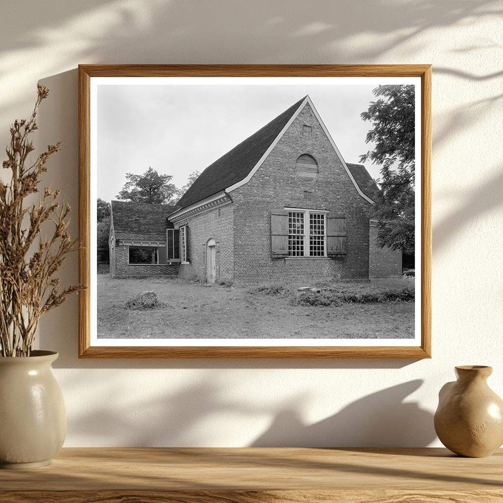 Historic Church in Hague, Virginia - Built 1706