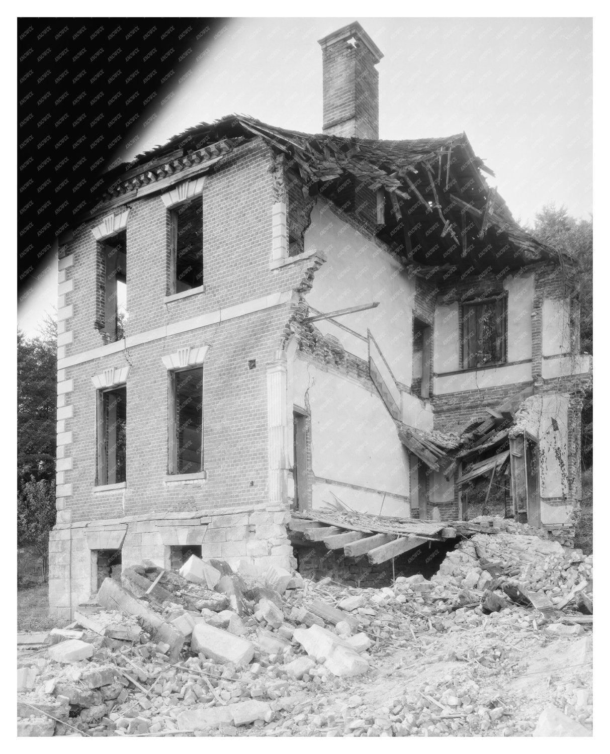 Dumfries VA Historic Building Ruins 1760 Photo